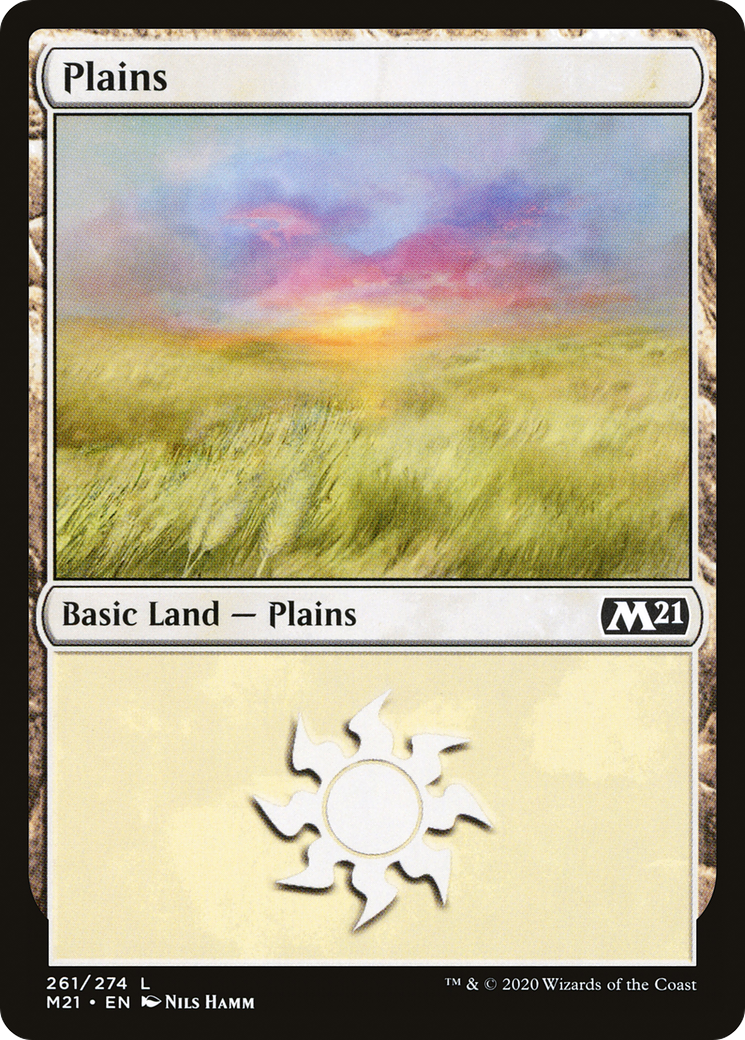 Plains (M21-261) [Core Set 2021] MTG Single Wizards of the Coast