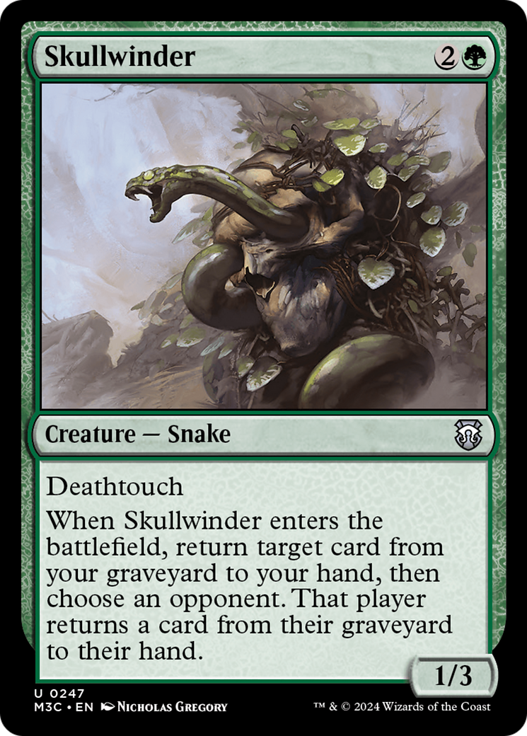Skullwinder (M3C-247) [Modern Horizons 3 Commander] MTG Single Wizards of the Coast