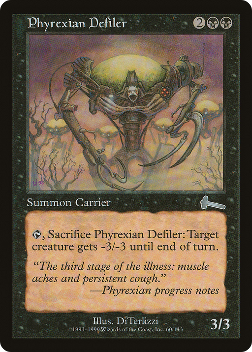 Phyrexian Defiler (ULG-060) [Urza's Legacy] Foil MTG Single Wizards of the Coast