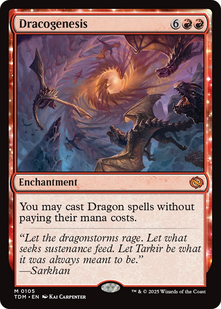 Dracogenesis (TDM-105) [Tarkir: Dragonstorm] MTG Single Wizards of the Coast