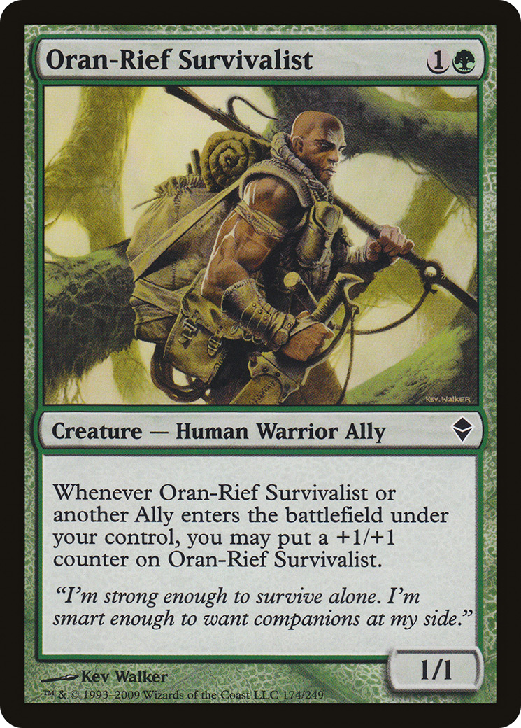 Oran-Rief Survivalist (ZEN-174) [Zendikar] MTG Single Wizards of the Coast
