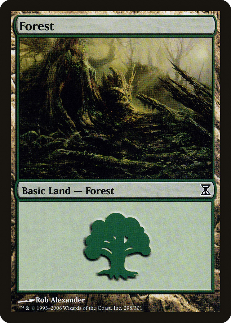 Forest (TSP-298) [Time Spiral] MTG Single Wizards of the Coast