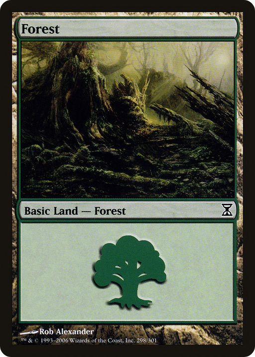 Forest (TSP-298) [Time Spiral] MTG Single Wizards of the Coast