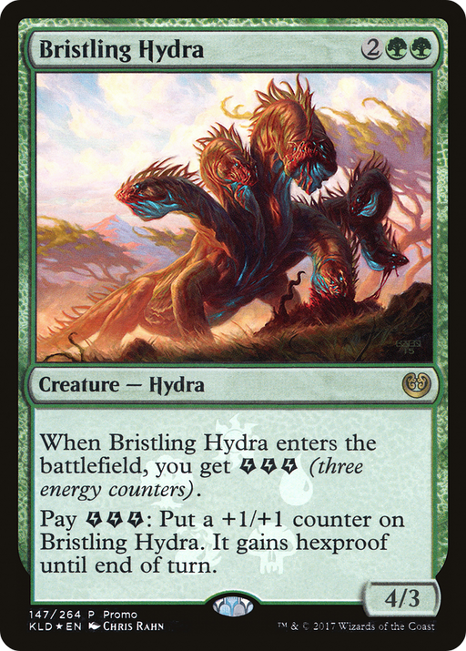 Bristling Hydra (MEDIA-147) [Kaladesh Promos] Foil MTG Single Wizards of the Coast