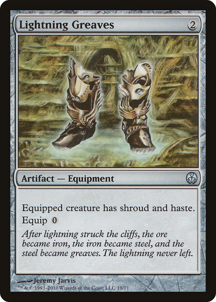 Lightning Greaves (DDE-019) [Misc] Duel Decks: Phyrexia vs. the Coalition MTG Single Wizards of the Coast