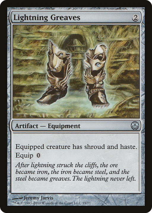 Lightning Greaves (DDE-019) [Misc] Duel Decks: Phyrexia vs. the Coalition MTG Single Wizards of the Coast