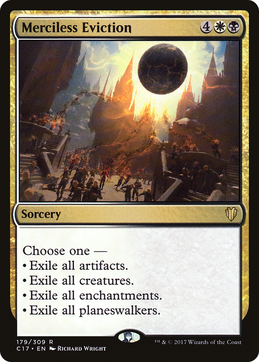 Merciless Eviction (C17-179) [Commander 2017] MTG Single Wizards of the Coast
