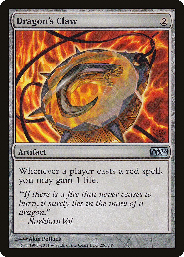 Dragon's Claw (M12-206) [Magic 2012] MTG Single Wizards of the Coast