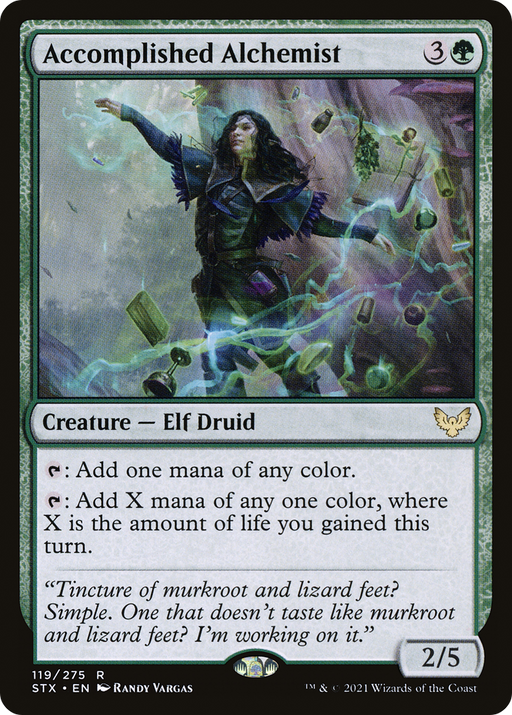 Accomplished Alchemist (STX-119) [Strixhaven: School of Mages] MTG Single Wizards of the Coast