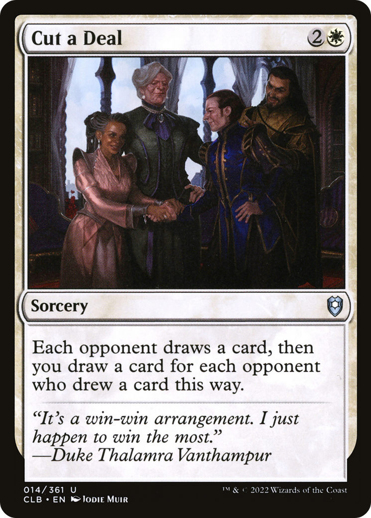 Cut a Deal (CLB-014) [Commander Legends: Battle for Baldur's Gate] MTG Single Wizards of the Coast