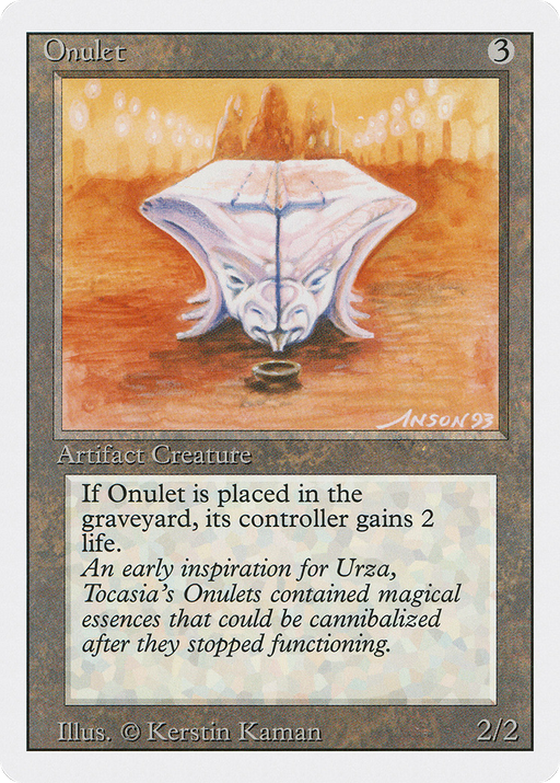 Onulet (3ED-269) [Revised Edition] MTG Single Wizards of the Coast