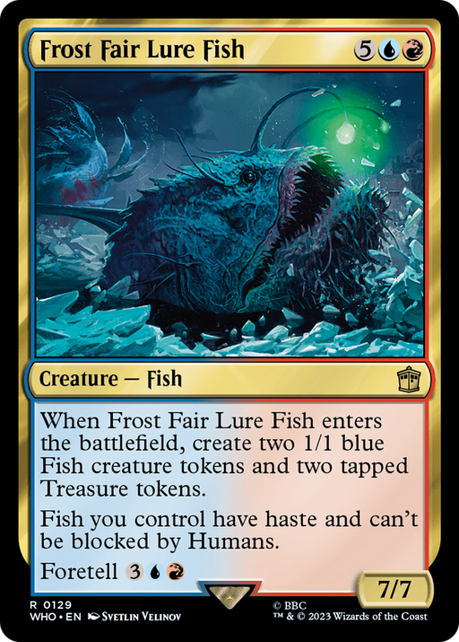 Frost Fair Lure Fish (WHO-129) [Doctor Who] Foil MTG Single Wizards of the Coast