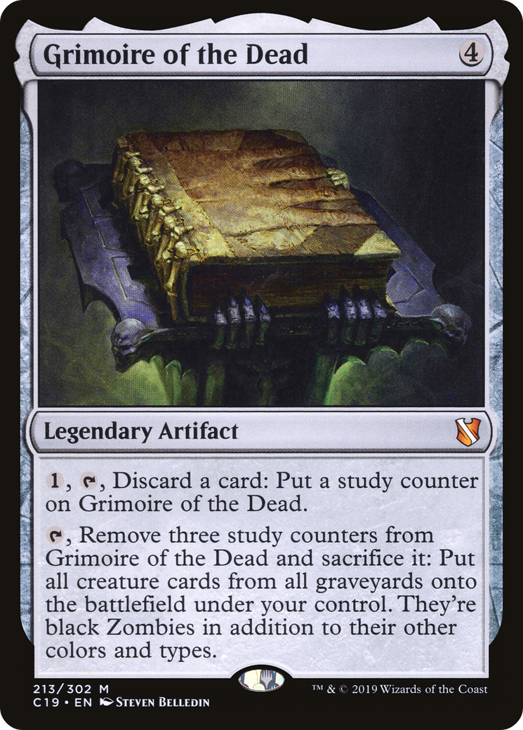 Grimoire of the Dead (C19-213) [Commander 2019] MTG Single Wizards of the Coast