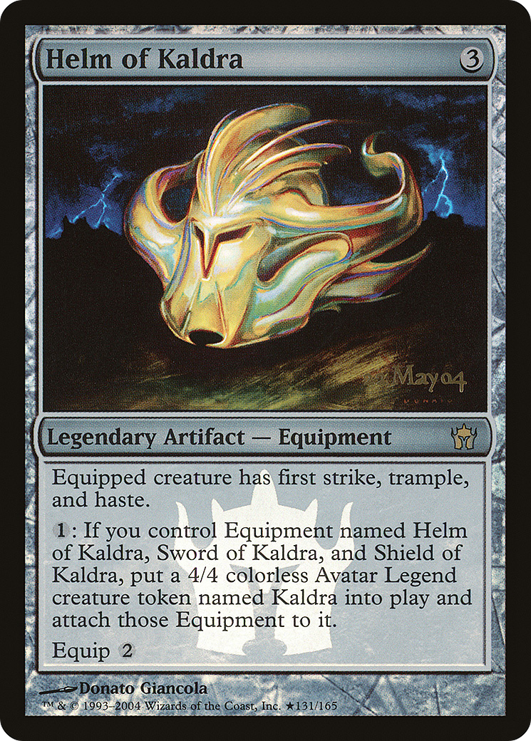 Helm of Kaldra (PRE-131) [Fifth Dawn Promos] Foil MTG Single Wizards of the Coast