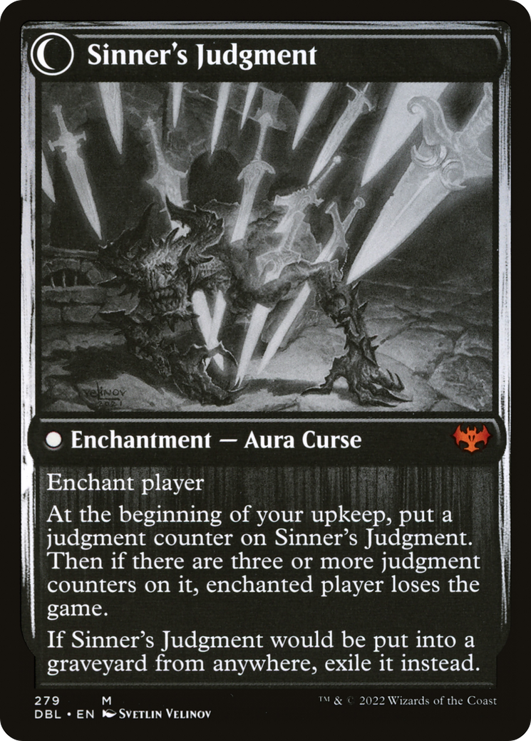 Faithbound Judge // Sinner's Judgment (DBL-279) [Innistrad: Double Feature] MTG Single Wizards of the Coast