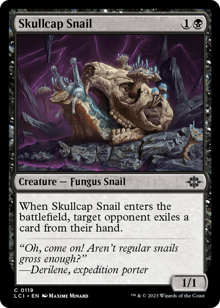 Skullcap Snail (LCI-119) [The Lost Caverns of Ixalan] Foil MTG Single Wizards of the Coast
