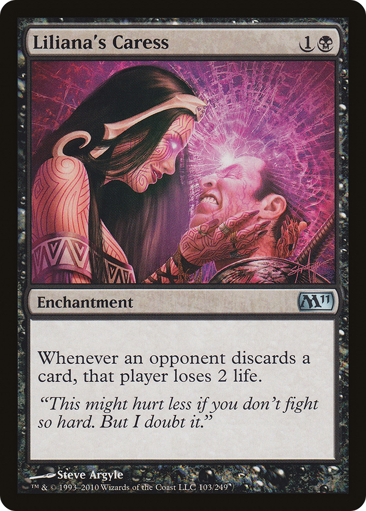 Liliana's Caress (M11-103) [Magic 2011] MTG Single Wizards of the Coast