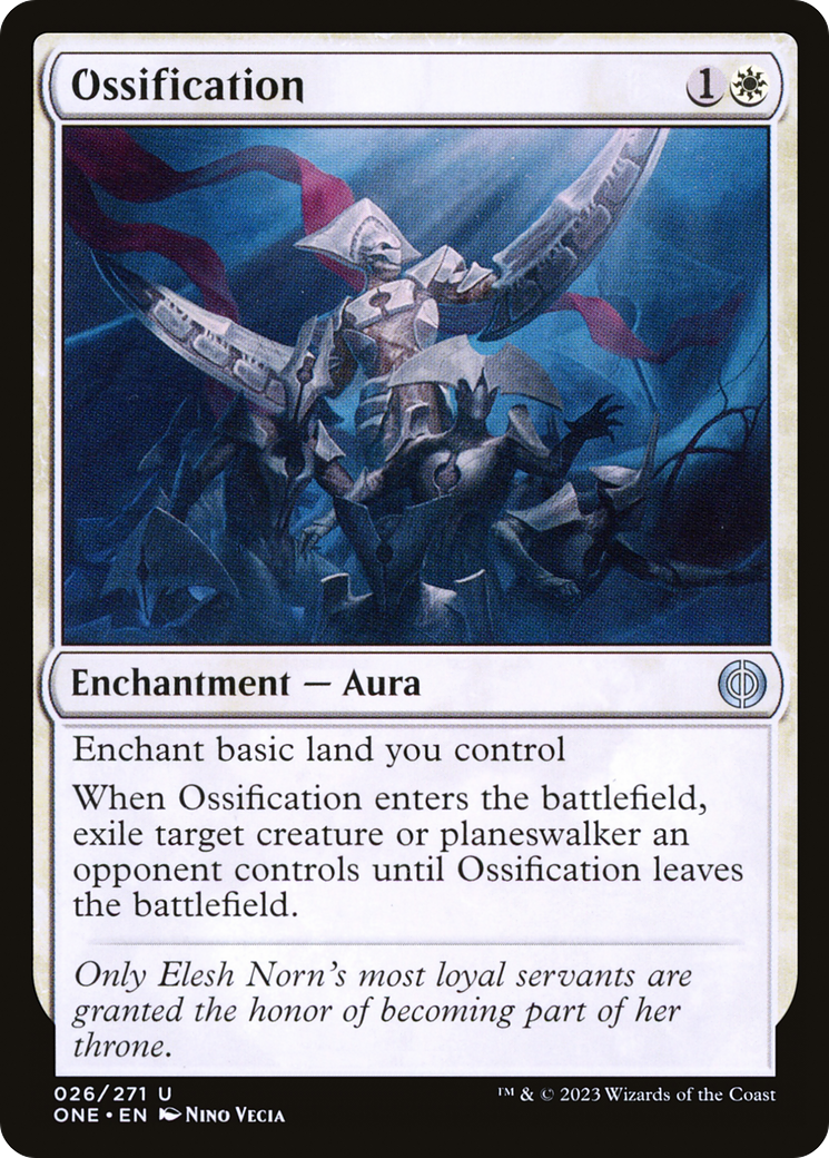 Ossification (ONE-026) [Phyrexia: All Will Be One] MTG Single Wizards of the Coast