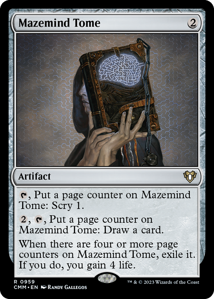 Mazemind Tome (CMM-959) [Commander Masters] MTG Single Wizards of the Coast