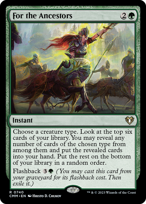 For the Ancestors (CMM-740) [Commander Masters] MTG Single Wizards of the Coast