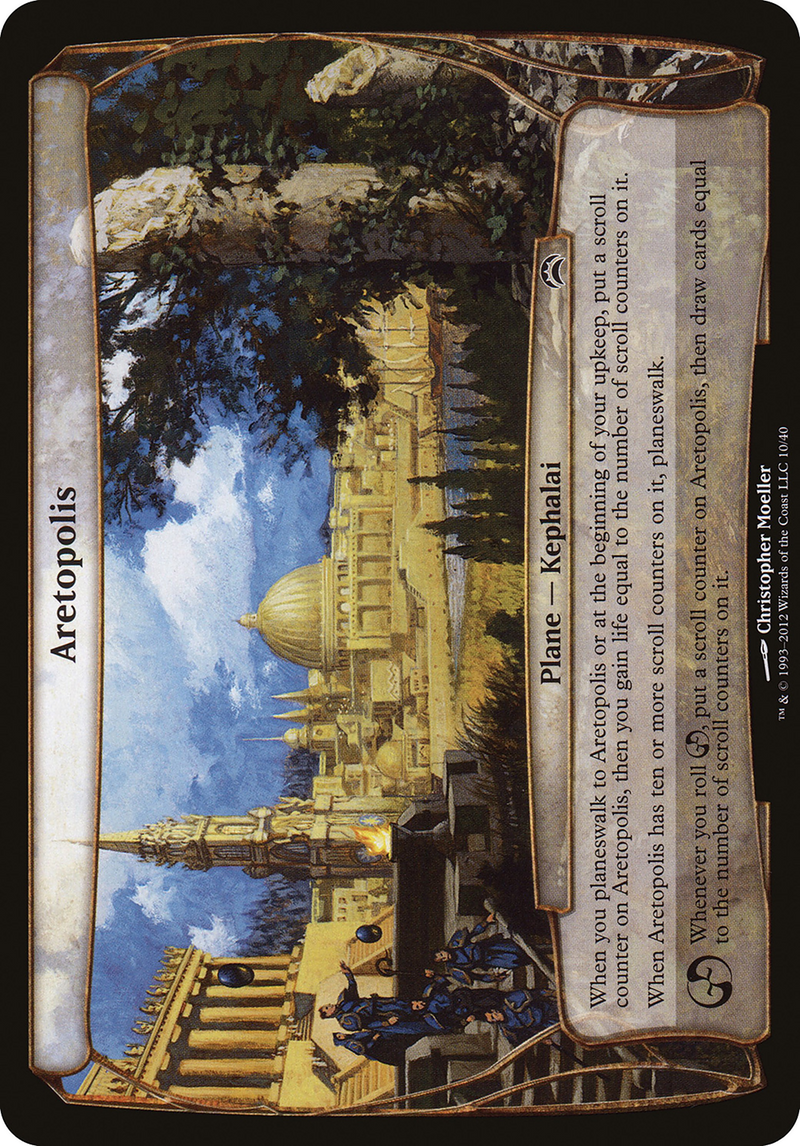 Aretopolis (Planechase 2012) (OVER-010) [Oversized] Planechase 2012 Planes MTG Single Wizards of the Coast