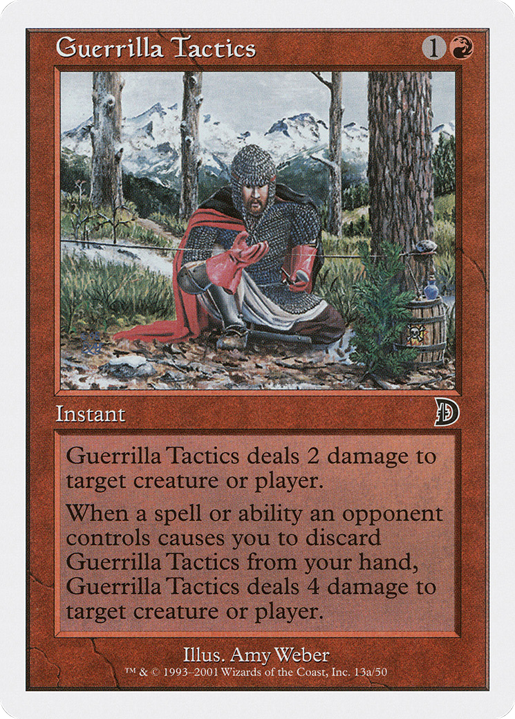 Guerrilla Tactics (Tripwire) [Deckmasters] MTG Single Magic: The Gathering