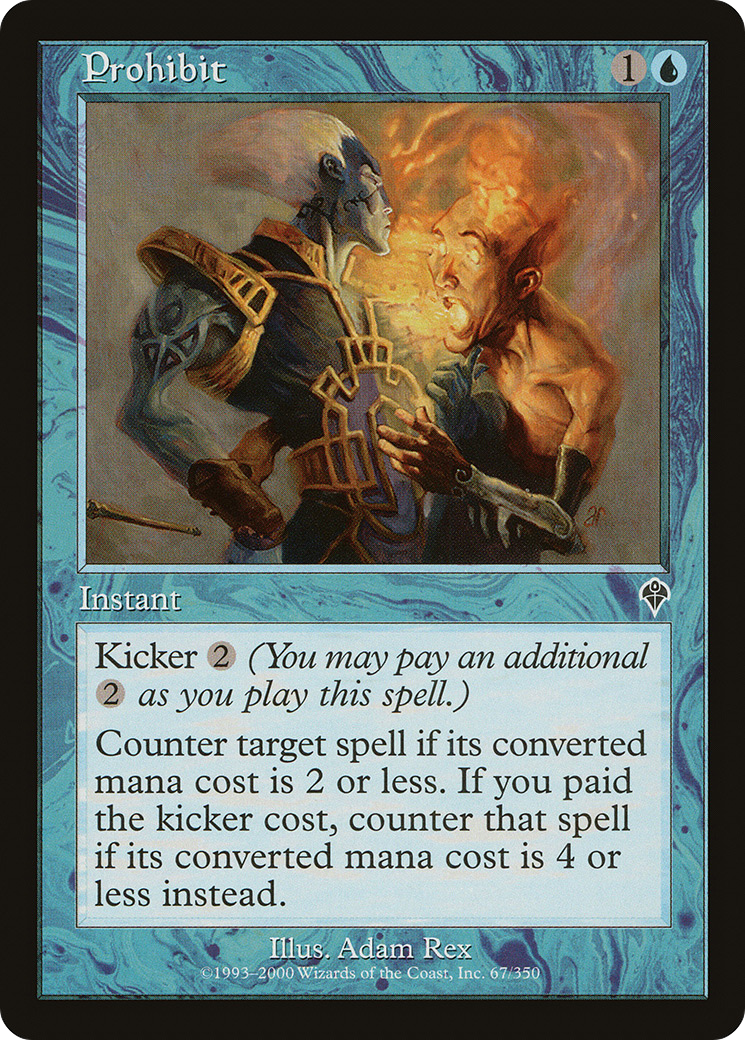 Prohibit (INV-067) [Invasion] Foil MTG Single Wizards of the Coast