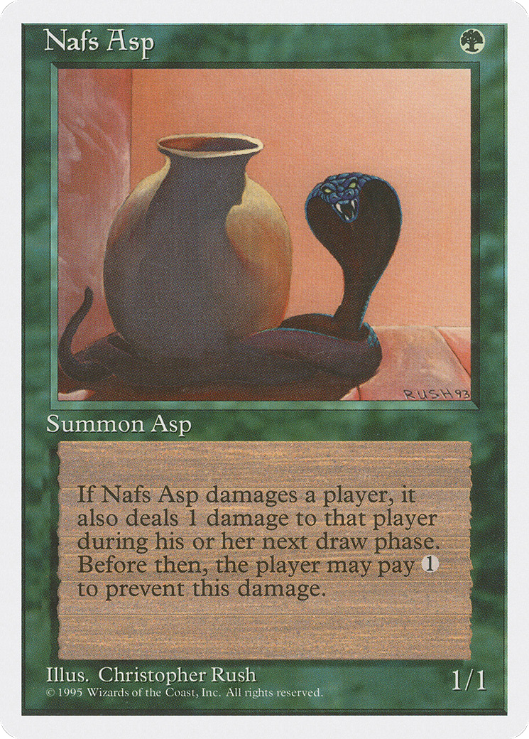 Nafs Asp (4ED-264) [Fourth Edition] MTG Single Wizards of the Coast