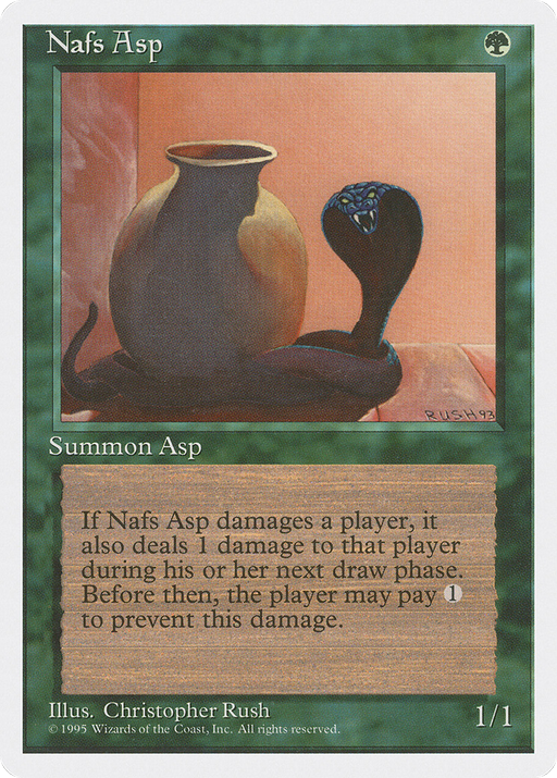 Nafs Asp (4ED-264) [Fourth Edition] MTG Single Wizards of the Coast