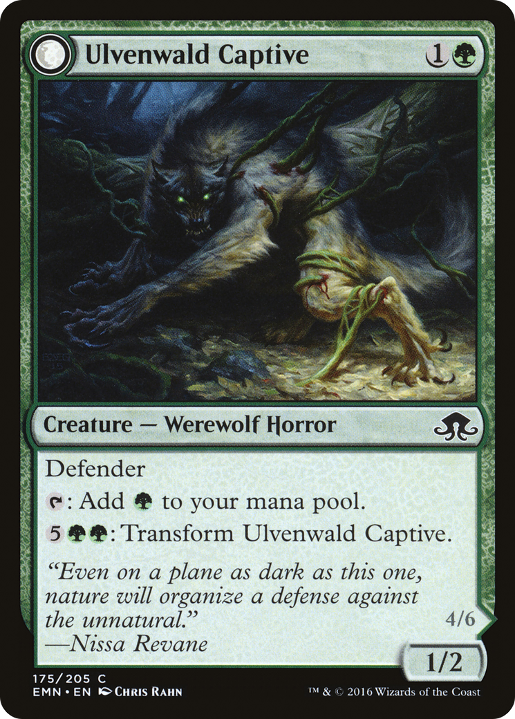 Ulvenwald Captive // Ulvenwald Abomination [Eldritch Moon] MTG Single Magic: The Gathering   