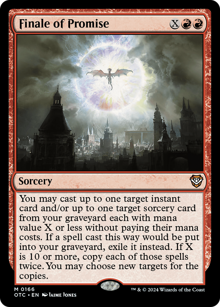Finale of Promise (OTC-166) [Outlaws of Thunder Junction Commander] MTG Single Wizards of the Coast
