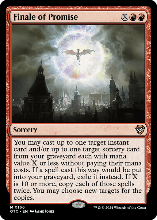 Finale of Promise (OTC-166) [Outlaws of Thunder Junction Commander] MTG Single Wizards of the Coast