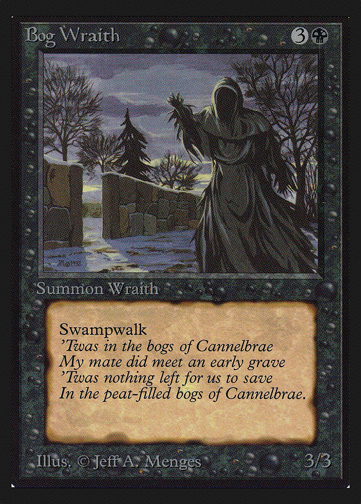 Bog Wraith (CED-096) [Collectors' Edition] MTG Single Wizards of the Coast