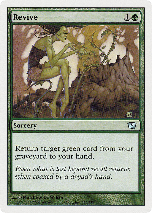 Revive (8ED-276) [8th Edition] Foil MTG Single Wizards of the Coast