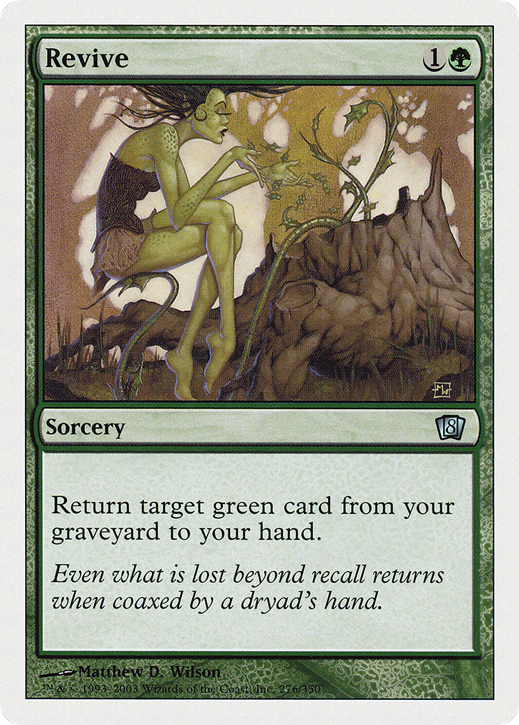 Revive (8ED-276) [8th Edition] MTG Single Wizards of the Coast