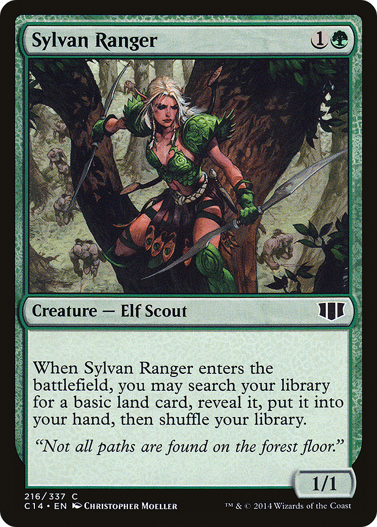 Sylvan Ranger [Commander 2014] MTG Single Magic: The Gathering   