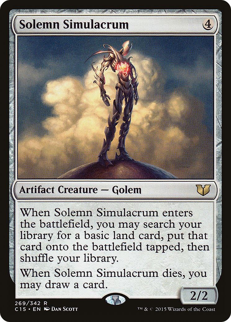 Solemn Simulacrum (C15-269) [Commander 2015] MTG Single Wizards of the Coast