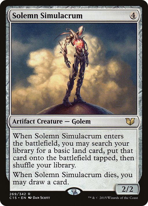 Solemn Simulacrum (C15-269) [Commander 2015] MTG Single Wizards of the Coast