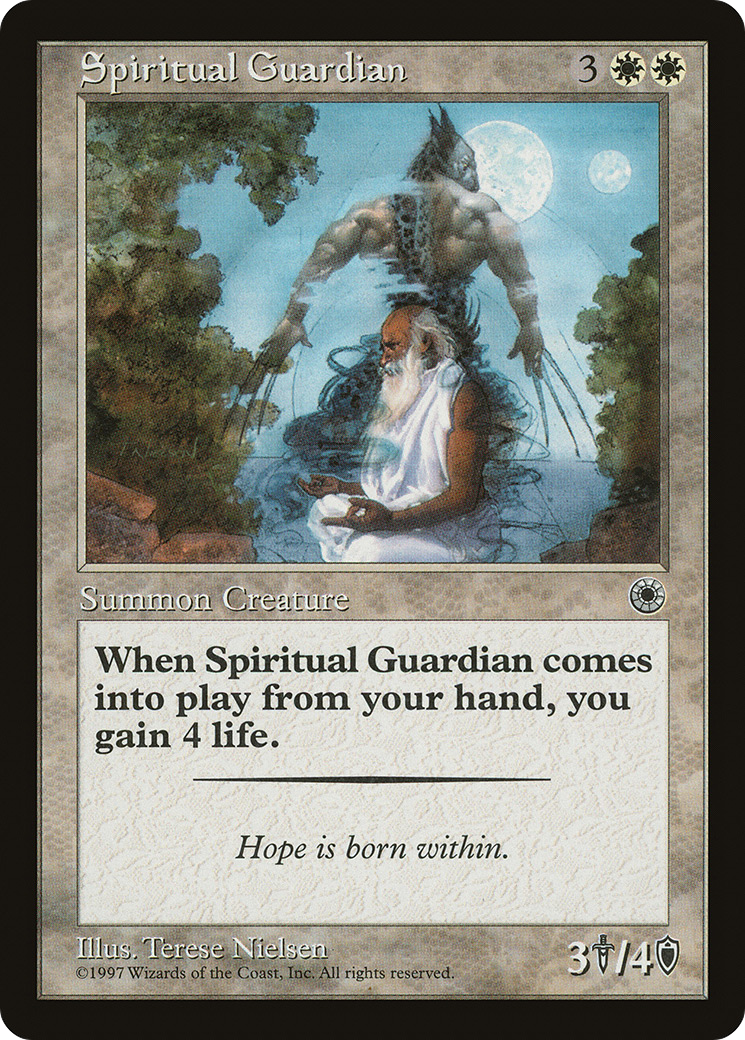 Spiritual Guardian (POR-027) [Misc] Portal MTG Single Wizards of the Coast