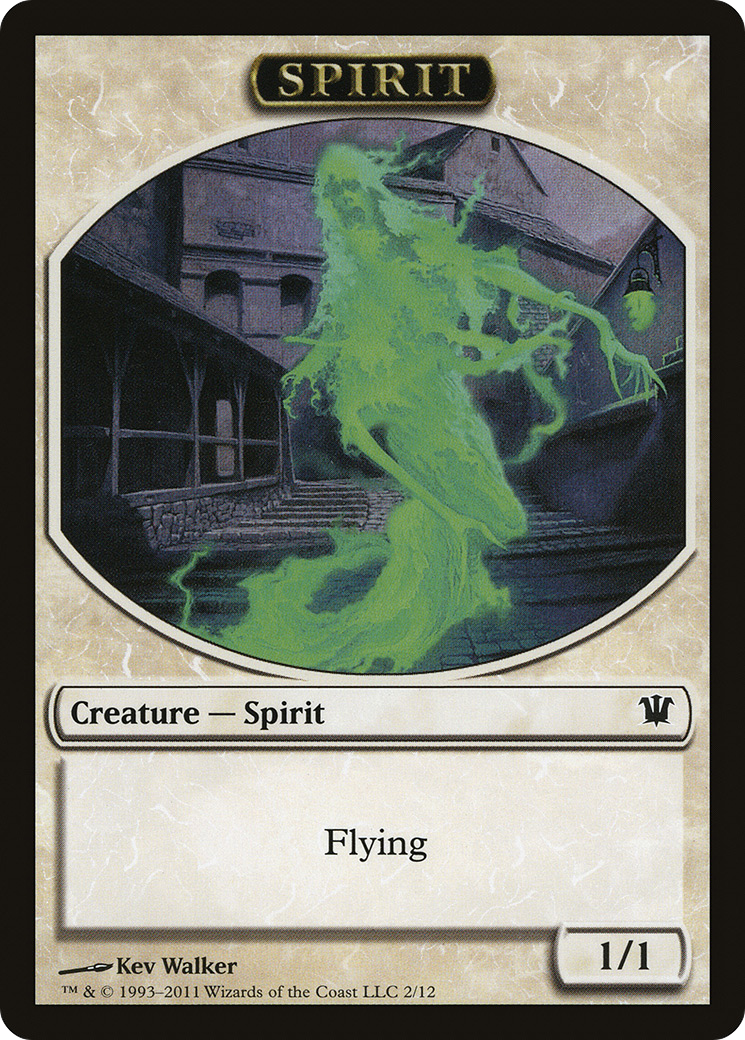 Spirit (ISD-002) [Tokens] Innistrad Tokens MTG Single Wizards of the Coast
