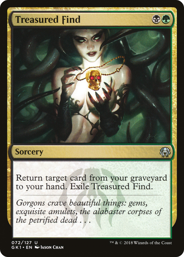 Treasured Find (GR1-072) [Misc] GRN Guild Kit MTG Single Wizards of the Coast