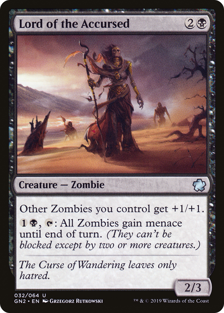 Lord of the Accursed (GN2-032) [Misc] Game Night 2019 MTG Single Wizards of the Coast