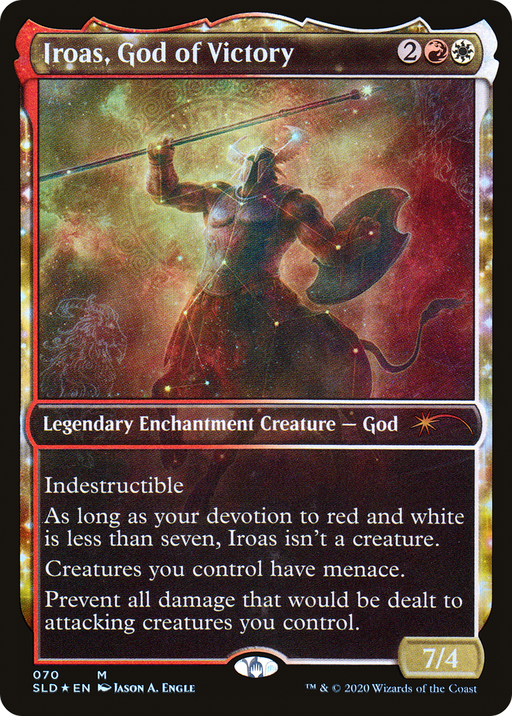Iroas, God of Victory (SLD-070) [Secret Lair] Drop (Showcase) Foil MTG Single Wizards of the Coast