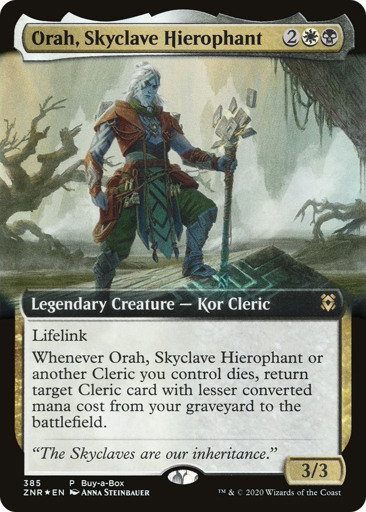 Orah, Skyclave Hierophant (BABP-385) [Zendikar Rising] (Extended Art) Foil MTG Single Wizards of the Coast