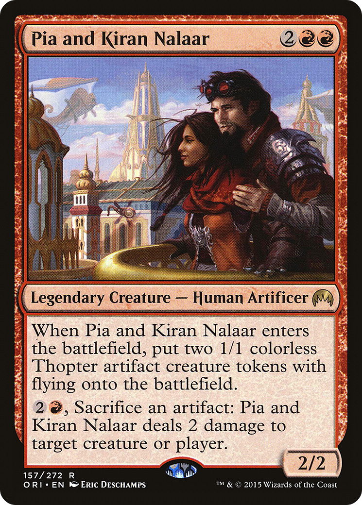 Pia and Kiran Nalaar (ORI-157) [Magic Origins] MTG Single Wizards of the Coast