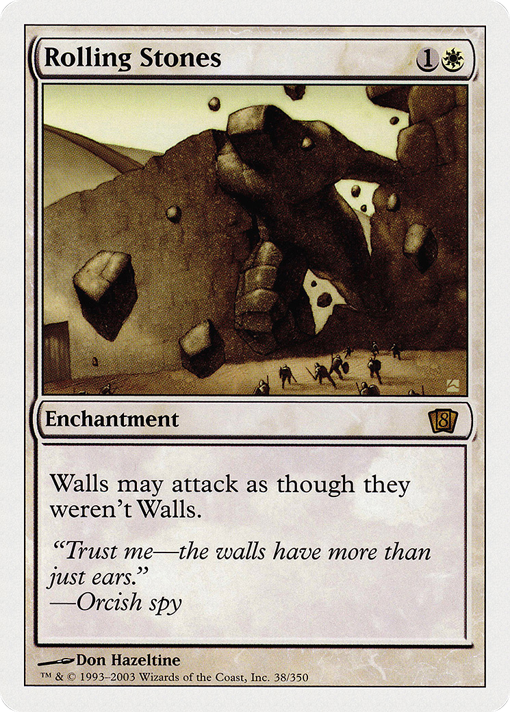 Rolling Stones (8ED-038) [8th Edition] Foil MTG Single Wizards of the Coast