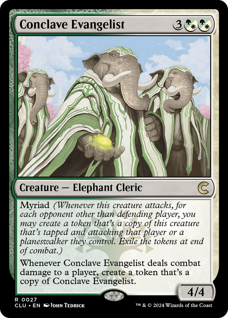 Conclave Evangelist (CLU-027) [Ravnica: Clue Edition] MTG Single Wizards of the Coast