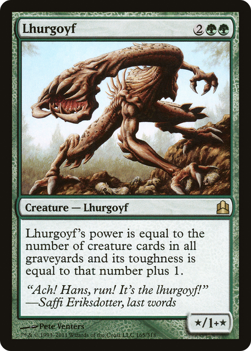 Lhurgoyf (CMD-165) [Commander 2011] MTG Single Wizards of the Coast