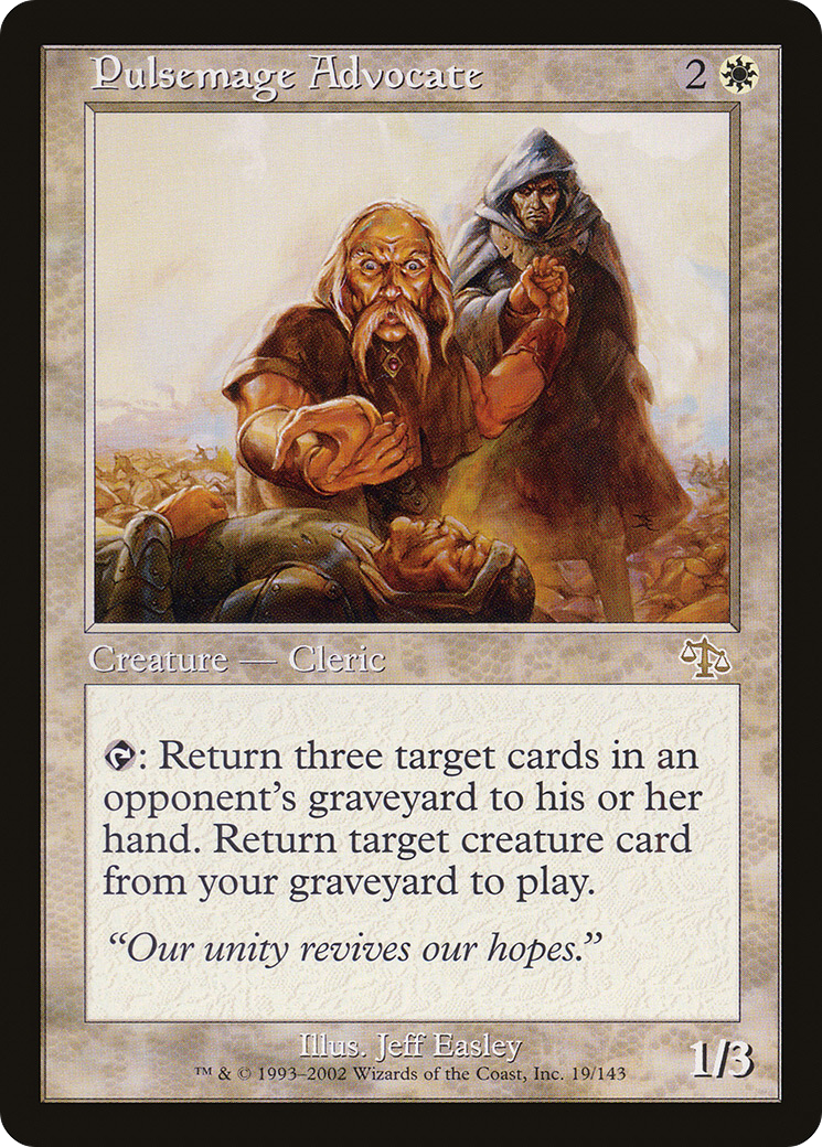 Pulsemage Advocate (JUD-019) [Judgment] Foil MTG Single Wizards of the Coast