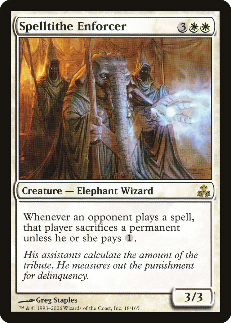 Spelltithe Enforcer (GPT-018) [Guildpact] Foil MTG Single Wizards of the Coast
